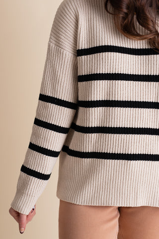 Rest and Relax Striped Sweater