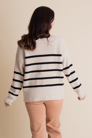 Rest and Relax Striped Sweater