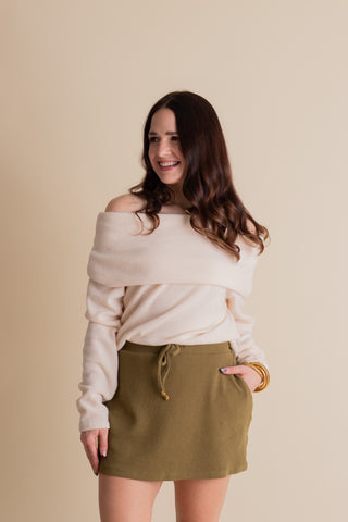 Well Loved Ribbed Skort