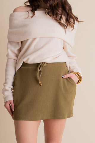 Well Loved Ribbed Skort