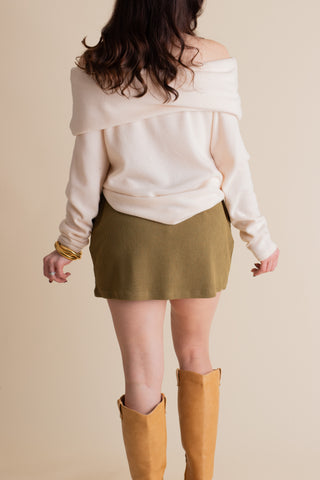 Well Loved Ribbed Skort