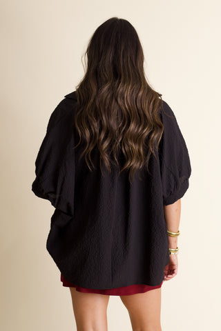 Boss Babe Button Up Gingham Top