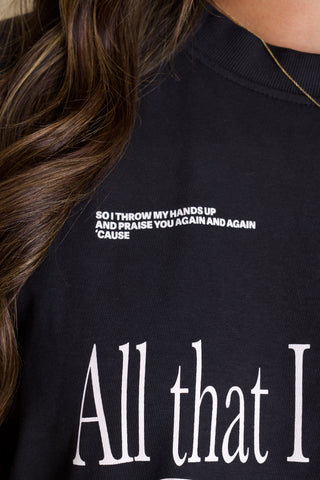 Hallelujah Mock Neck Tee