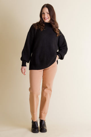 Signature Mock Neck Sweater