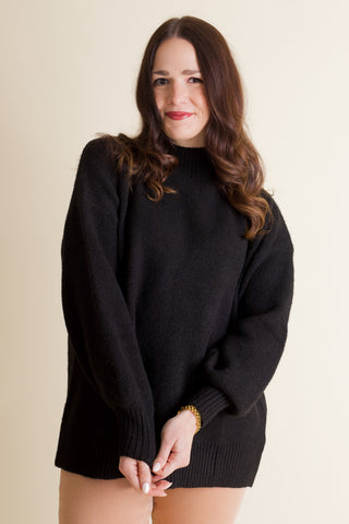 Signature Mock Neck Sweater