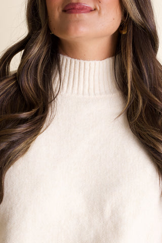 Signature Mock Neck Sweater