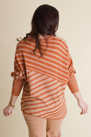 Around The Block Striped Sweater