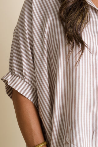 Total Tranquility Button Down Top