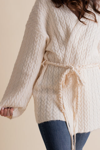 Cozy Comfort Cable Knit Cardigan