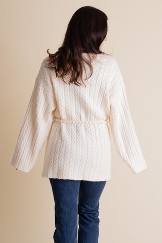 Cozy Comfort Cable Knit Cardigan