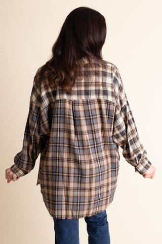 Sweet Harmony Oversized Flannel