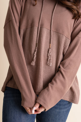 Picture Perfect Babydoll Hooded Top