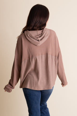 Picture Perfect Babydoll Hooded Top