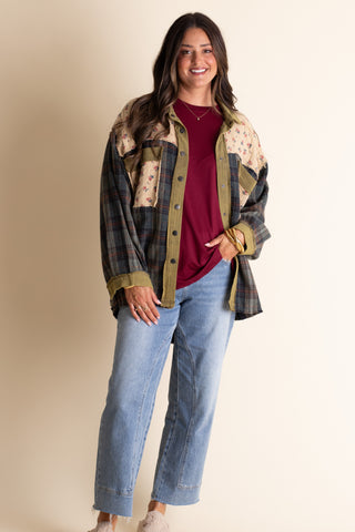 No Limits Button Down Shacket