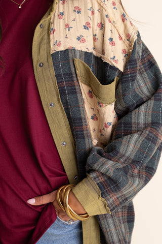 No Limits Button Down Shacket