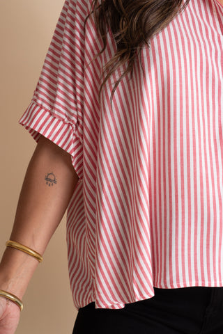 Total Tranquility Button Down Top