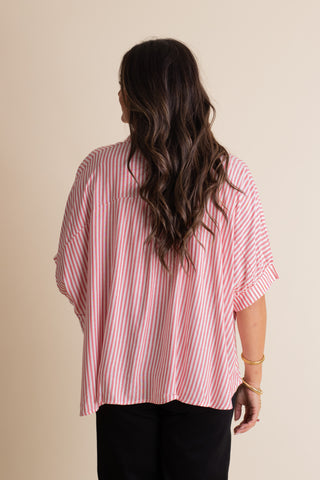 Total Tranquility Button Down Top