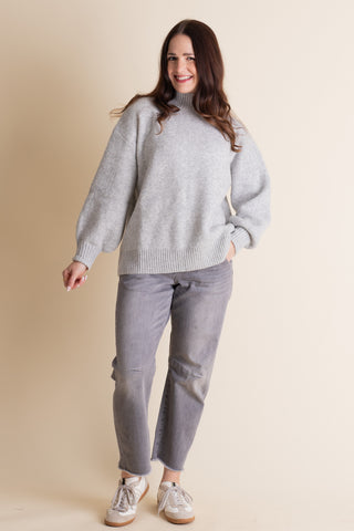 Signature Mock Neck Sweater