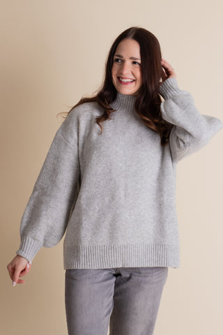 Signature Mock Neck Sweater