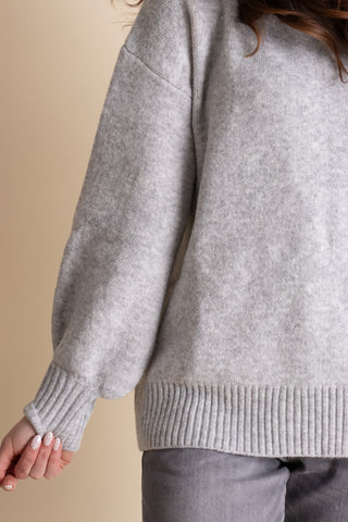 Signature Mock Neck Sweater