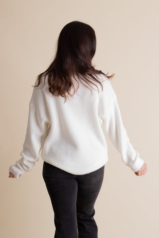 Christmas Joy Embroidered Sweater