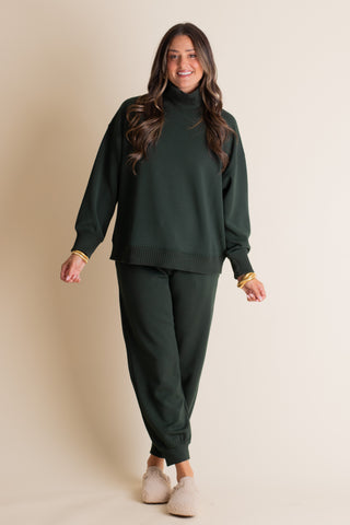 Somewhere With You Scuba Mockneck Pullover