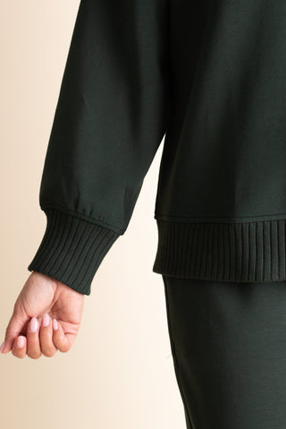 Somewhere With You Scuba Mockneck Pullover