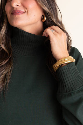 Somewhere With You Scuba Mockneck Pullover