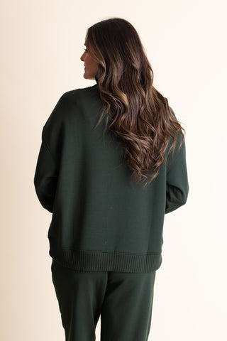 Somewhere With You Scuba Mockneck Pullover