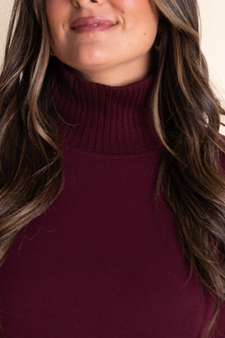 Somewhere With You Scuba Mockneck Pullover