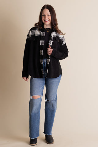 Bringing Joy Plaid Shacket