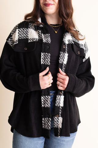 Bringing Joy Plaid Shacket