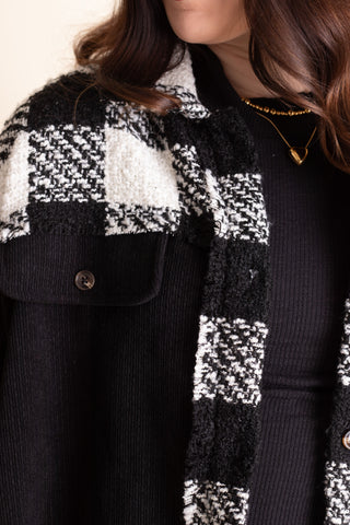 Bringing Joy Plaid Shacket