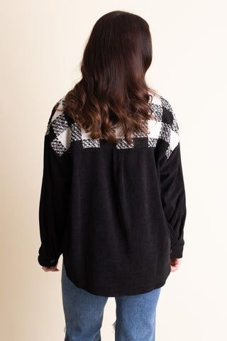 Bringing Joy Plaid Shacket