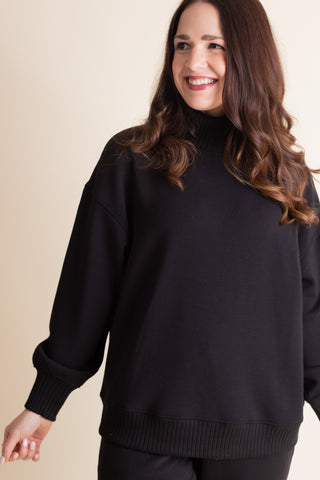 Somewhere With You Scuba Mockneck Pullover