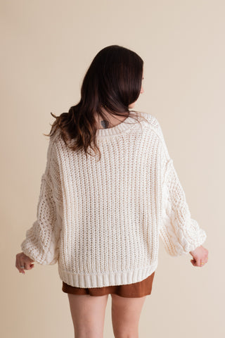 Keep Going V Neck Sweater
