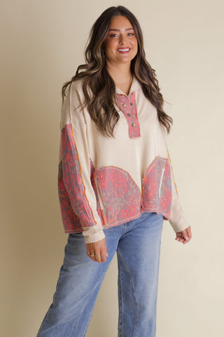 Better Together Button Front Top