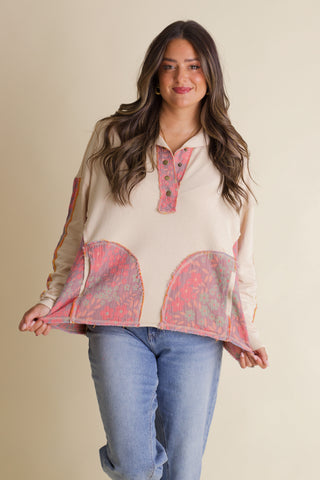 Better Together Button Front Top