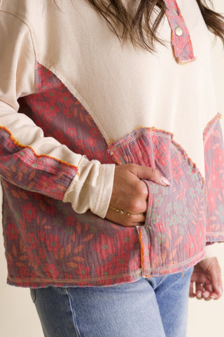 Better Together Button Front Top