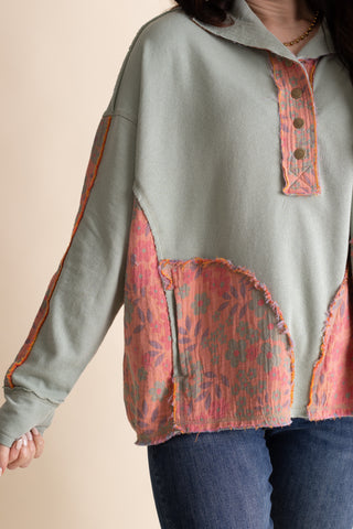 Better Together Button Front Top