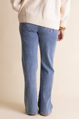 Party Girl High Rise Wide Leg Jeans