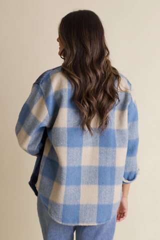 Makes Me Happy Plaid Shacket