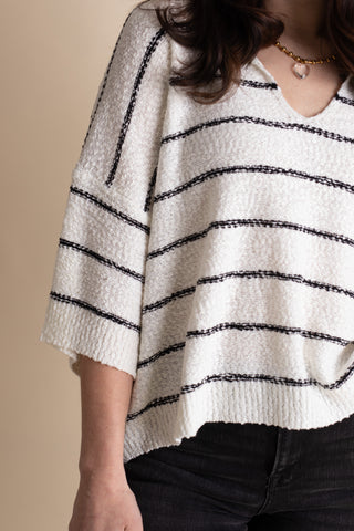 Quick Trip V Neck Top