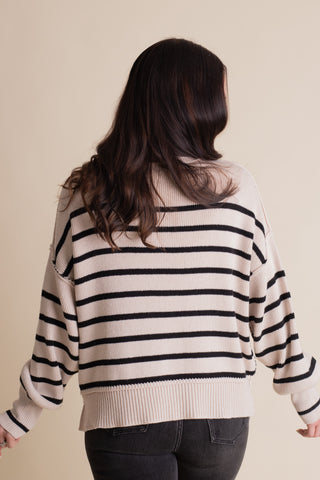 Autumn Days Striped Sweater