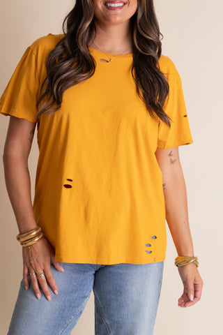 Distressed Tee
