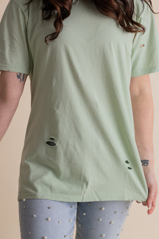 Distressed Tee