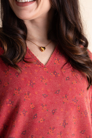 Caroline Thermal Knit Top