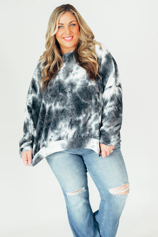 Feeling Like This Chenille Tie Dye Pullover