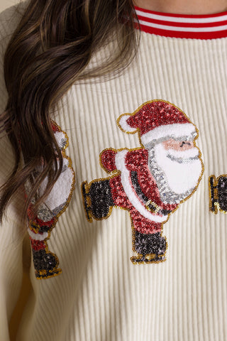 Skating Santa Sweatshirt