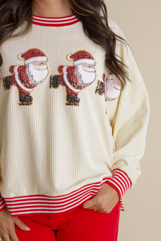 Skating Santa Sweatshirt